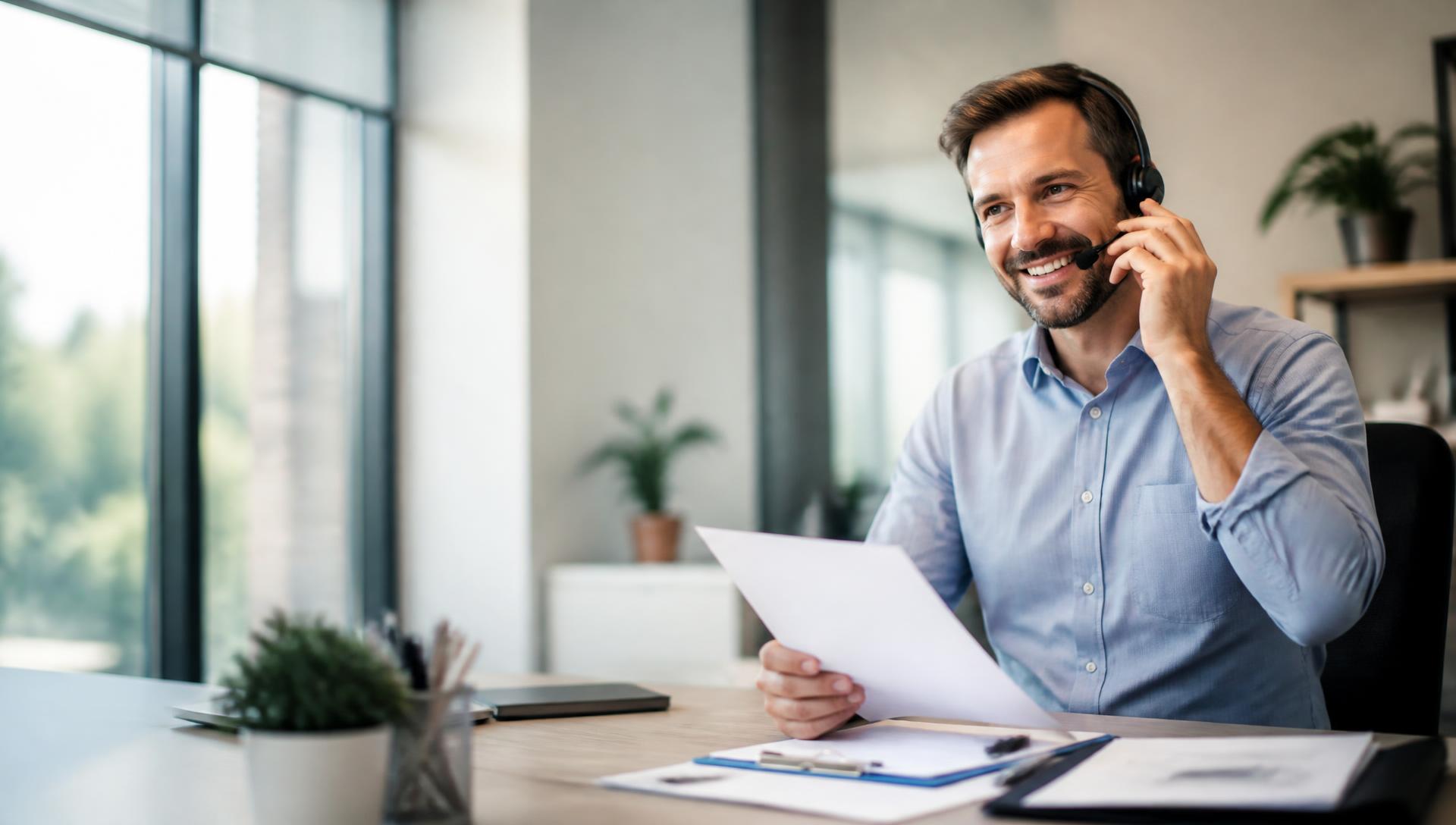 Rice Insurance Benefits advisor helping a California employer by phone