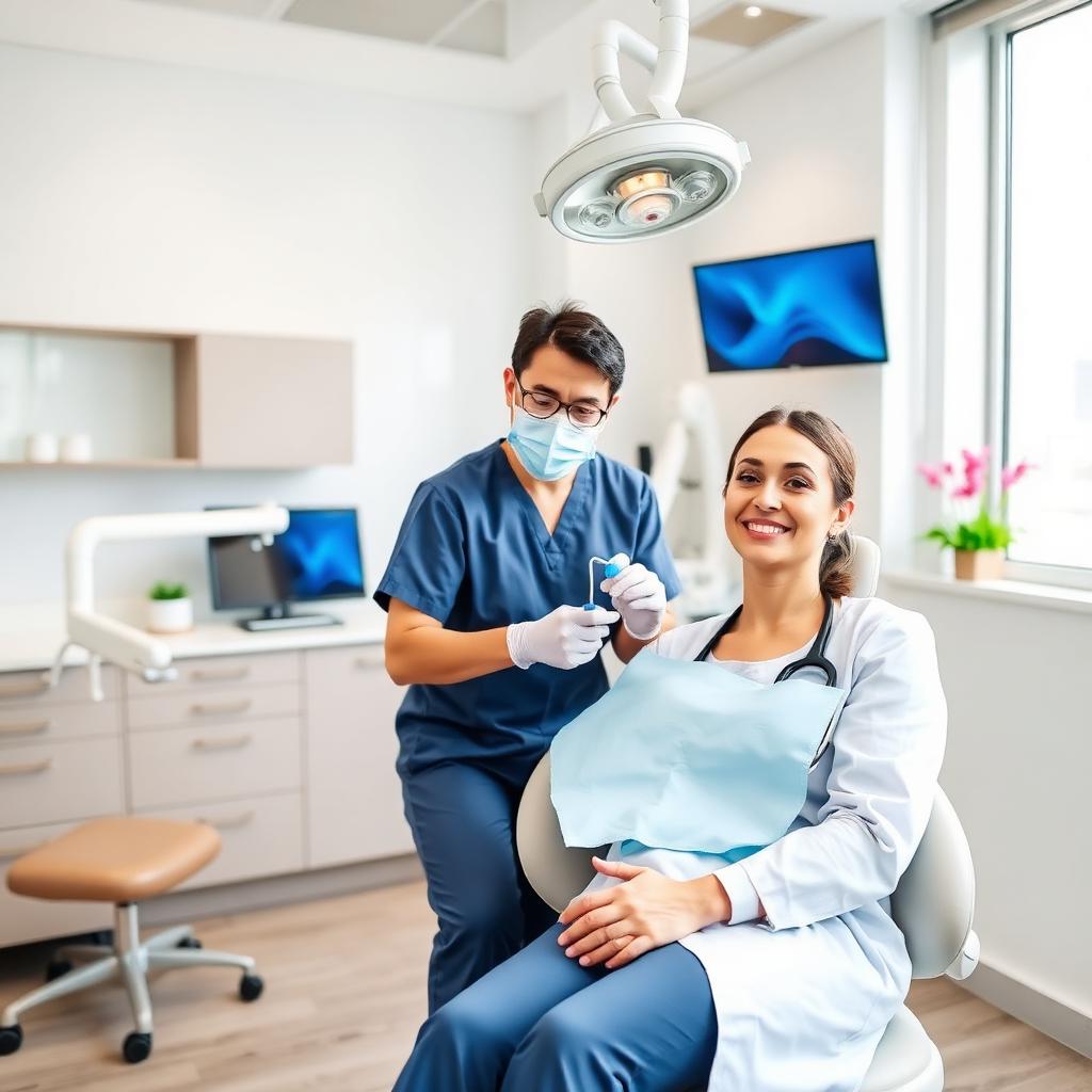 Clovis dental practice staff discussing short term disability insurance coverage for employees